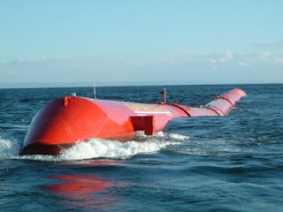Pelamis: flotante articulado para aprovechar la fuerza de las olas (Portugal)